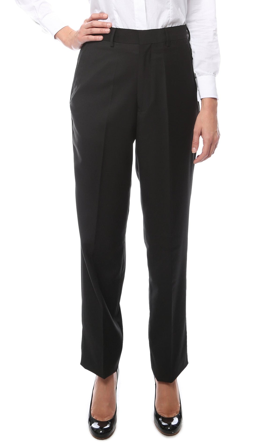 Womens G316 Black Dress Pants 8