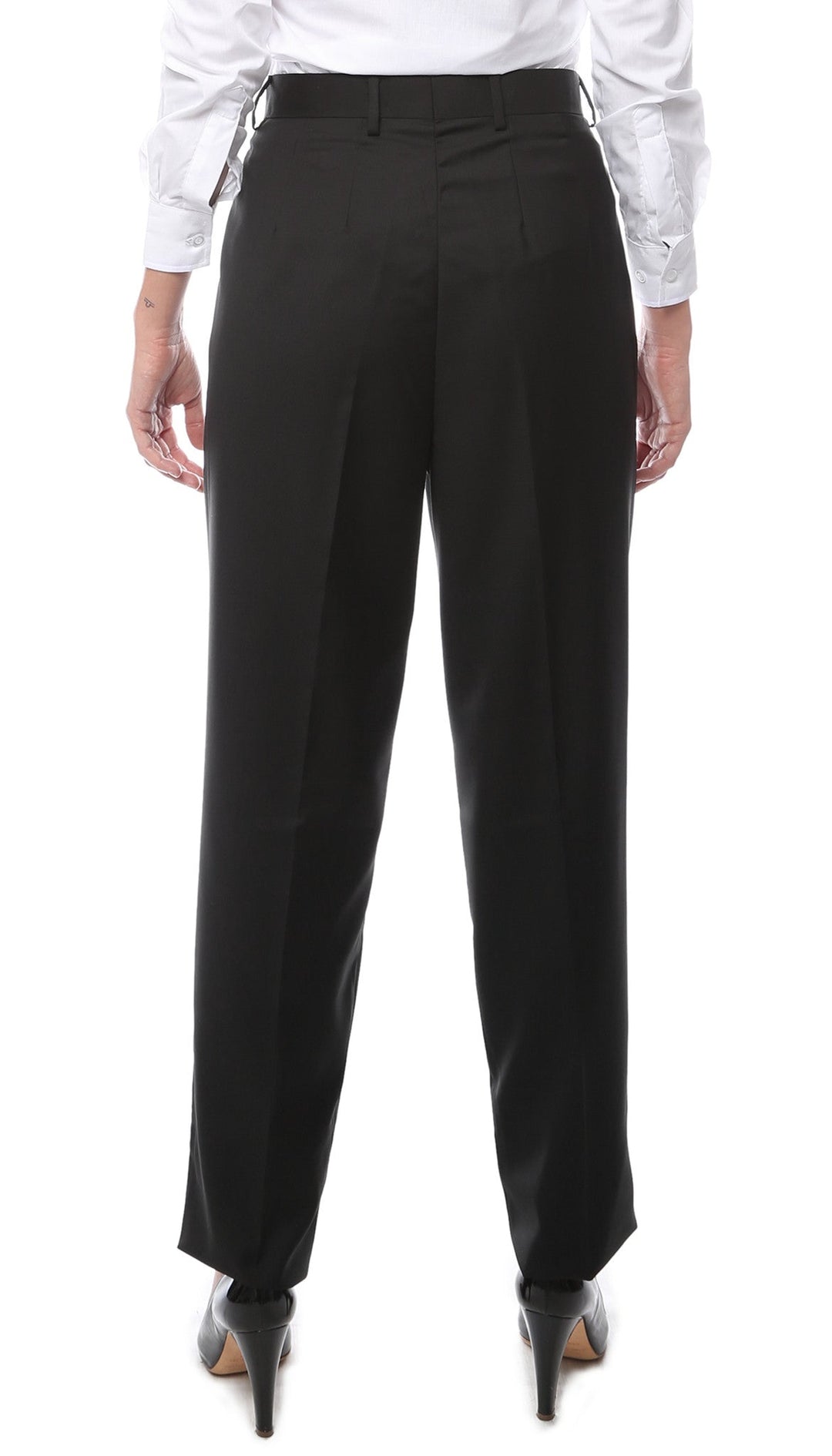 Womens G316 Black Dress Pants - FHYINC best men&