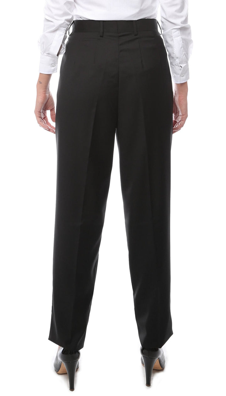 Womens G316 Black Dress Pants - FHYINC best men&