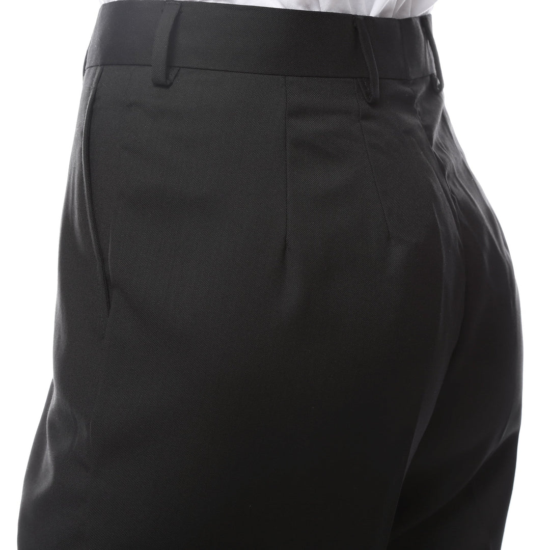 Womens G316 Black Dress Pants - FHYINC best men&