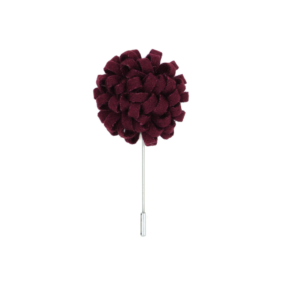 Manzu 50 Burgundy Lapel Pin - FHYINC