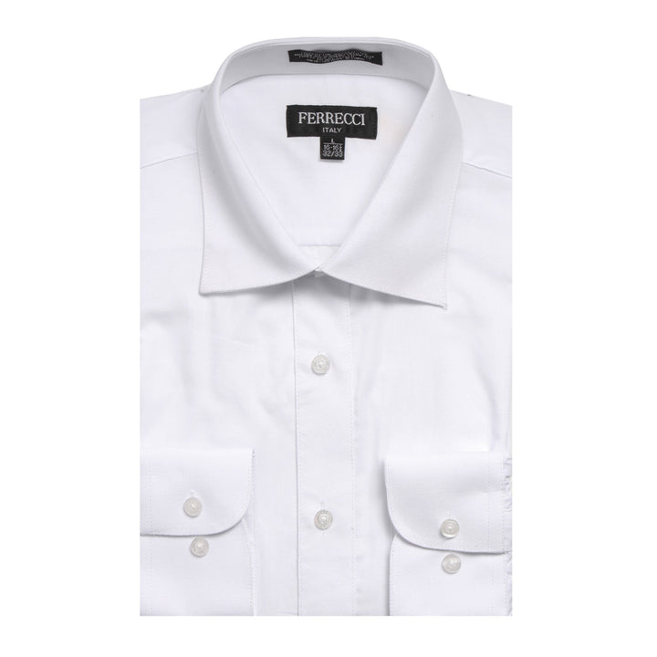 Mens Solid Light Colored Dress Shirt - Many Colors - FHYINC best men&
