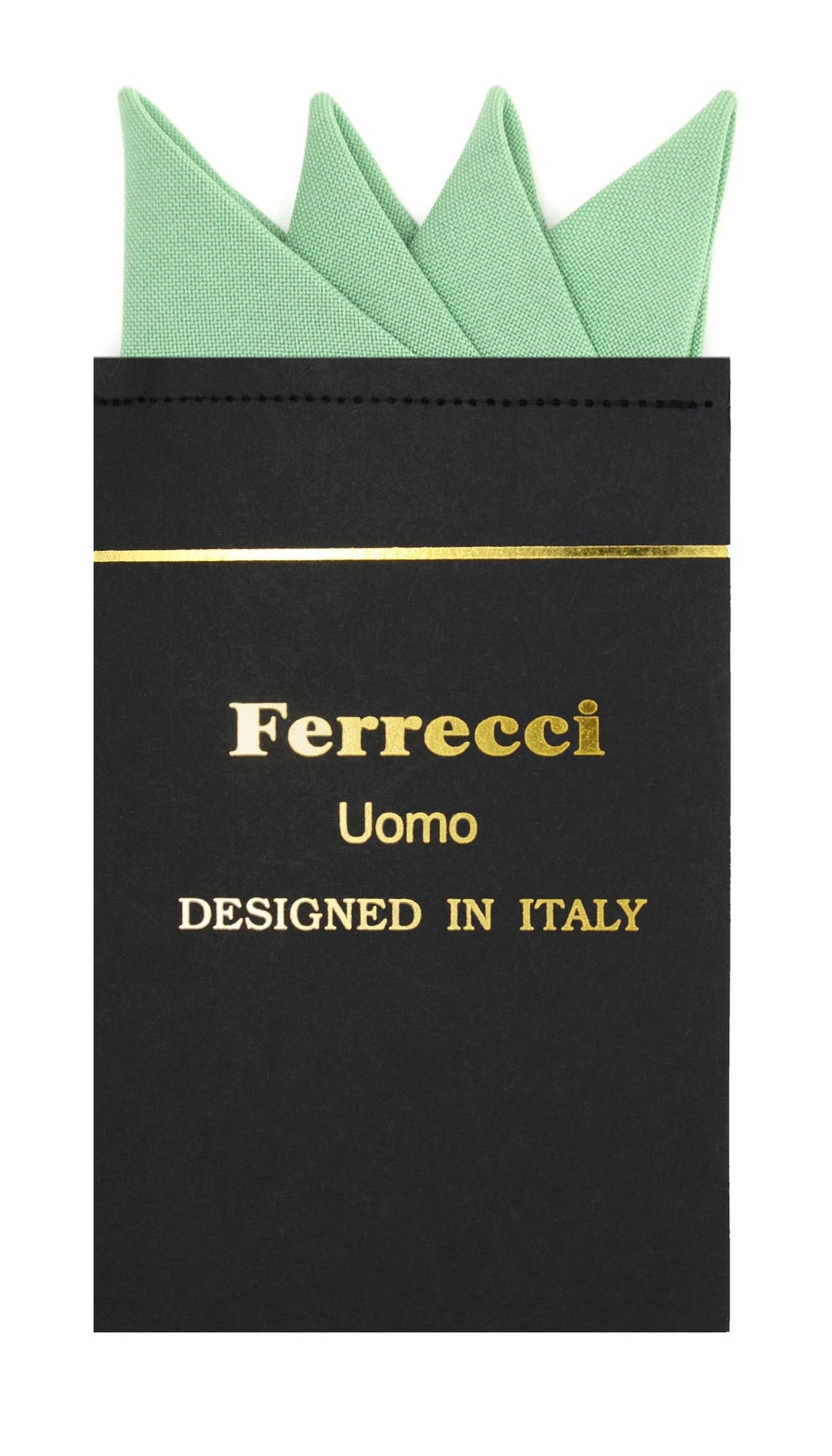 Pre-Folded Microfiber Basil Handkerchief Pocket Square - FHYINC best men's suits, tuxedos, formal men's wear wholesale