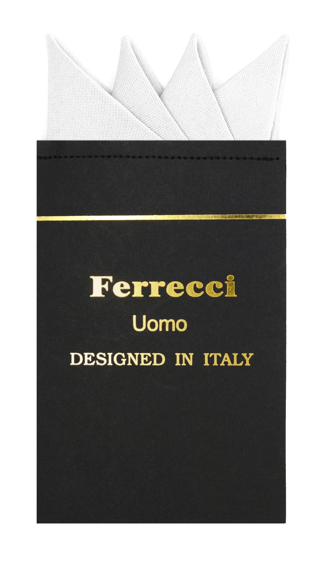 Pre-Folded Microfiber New White Handkerchief Pocket Square - FHYINC best men's suits, tuxedos, formal men's wear wholesale