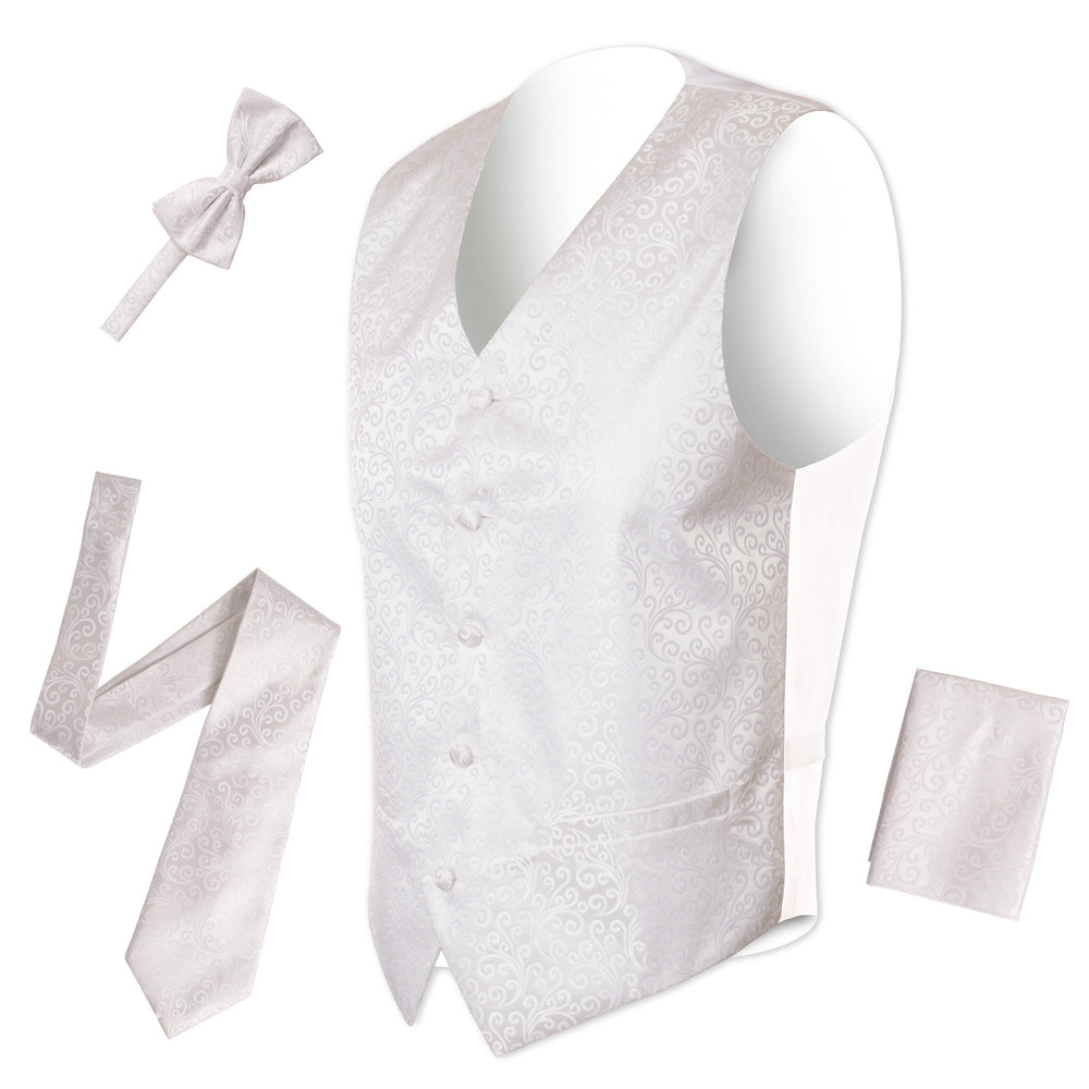 Ferrecci Mens PV50-9 White Vest Set - FHYINC best men's suits, tuxedos, formal men's wear wholesale