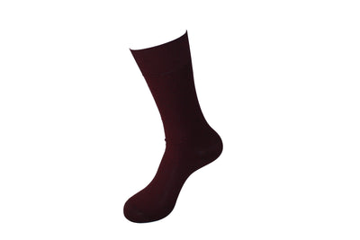 Men's Nylon Socks R11 Burgandy - FHYINC best men's suits, tuxedos, formal men's wear wholesale
