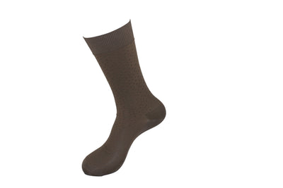 Men's Nylon Socks R11 Taupe - FHYINC best men's suits, tuxedos, formal men's wear wholesale