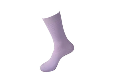 Men's Nylon Socks R12 Lilac - FHYINC best men's suits, tuxedos, formal men's wear wholesale