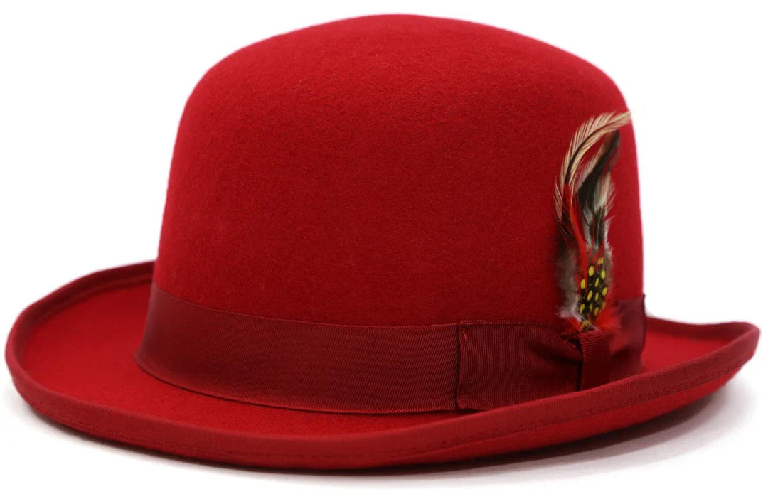 Classic derby style wool hat Crushable Bowler Hat - Classic Style – Conner Hats main image 4