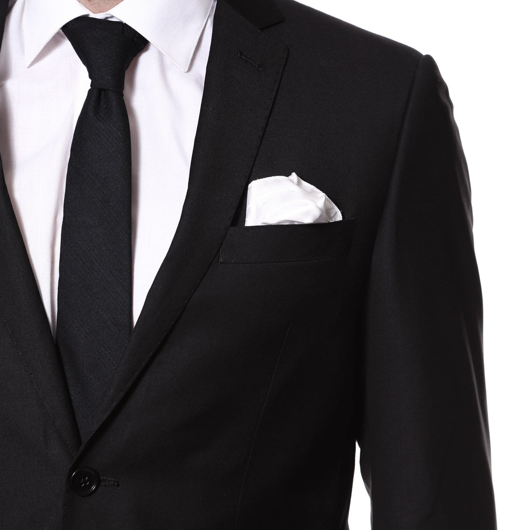 Classic Solid Color Slim Fit Modern Men&