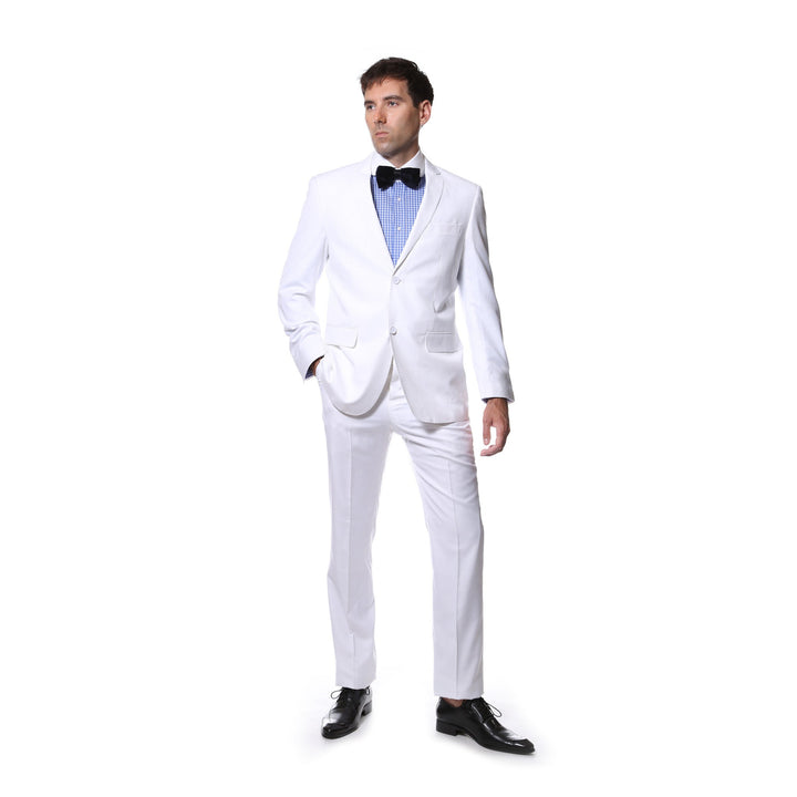 Classic Solid Color Slim Fit Modern Men&