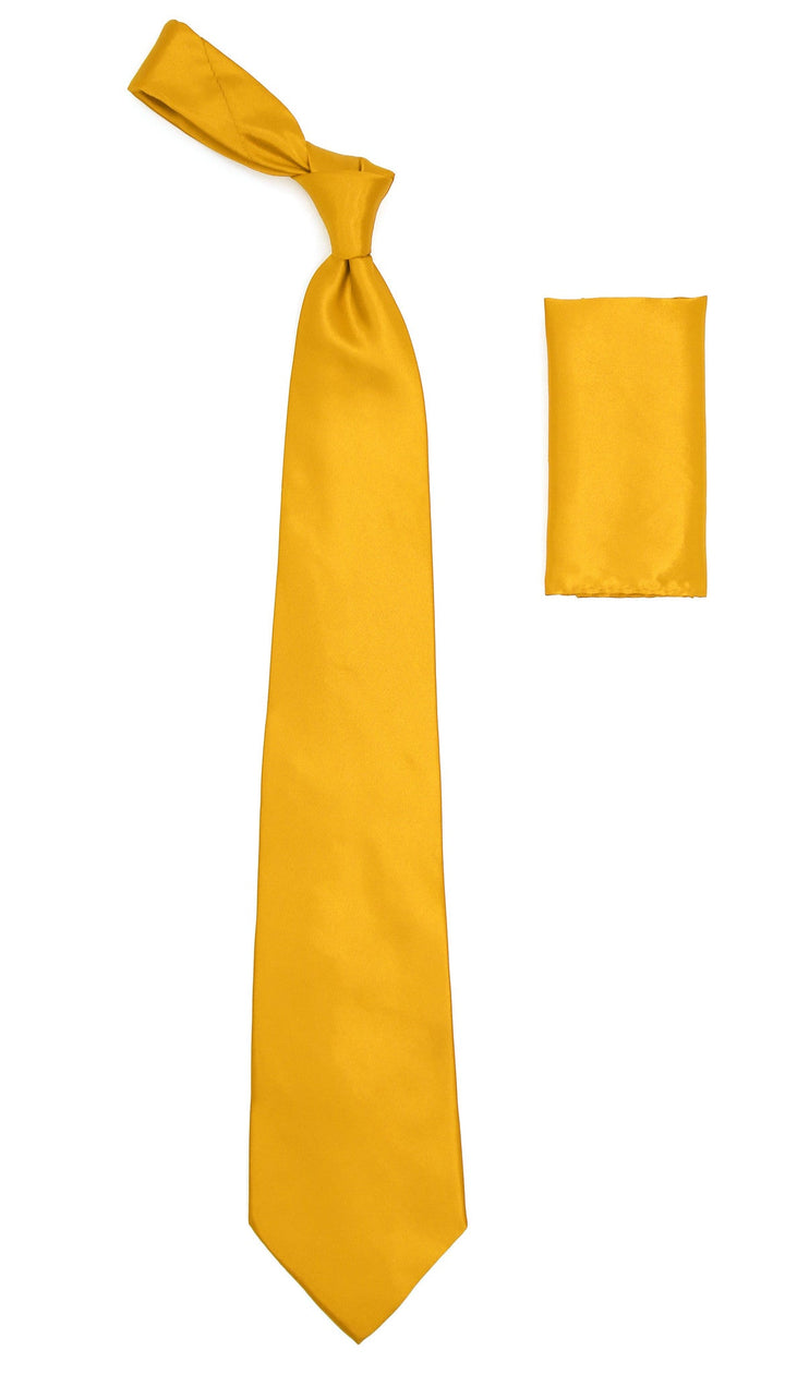Mango Satin Regular Fit French Cuff Dress Shirt, Tie &amp; Hanky Set - FHYINC best men&