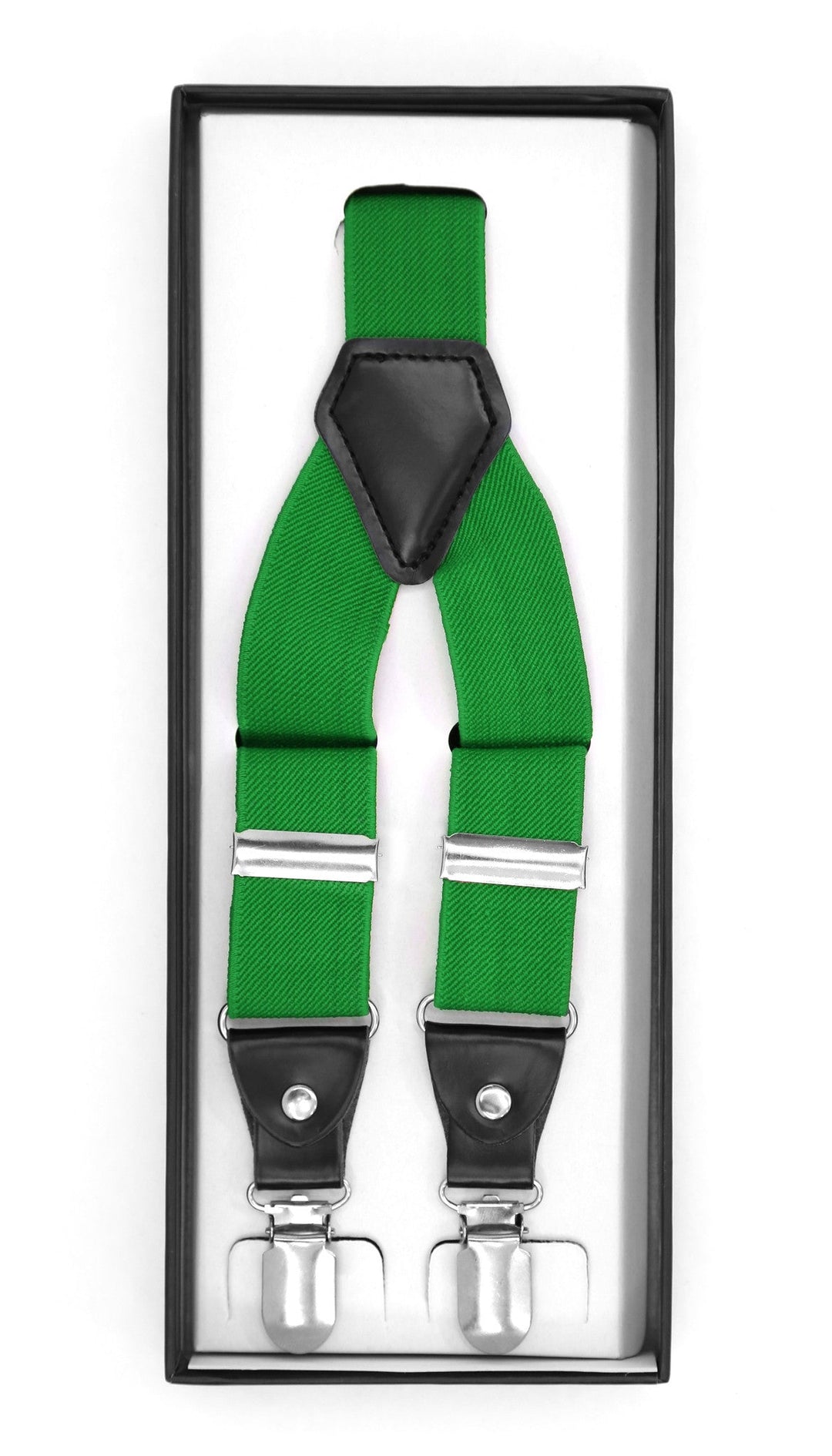 Green Clip-On Unisex Suspenders - FHYINC best men&