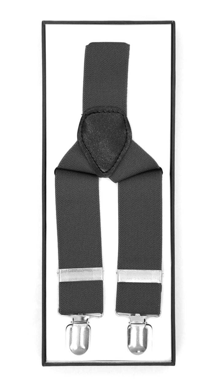 Charcoal Vintage Style Unisex Suspenders - FHYINC best men&