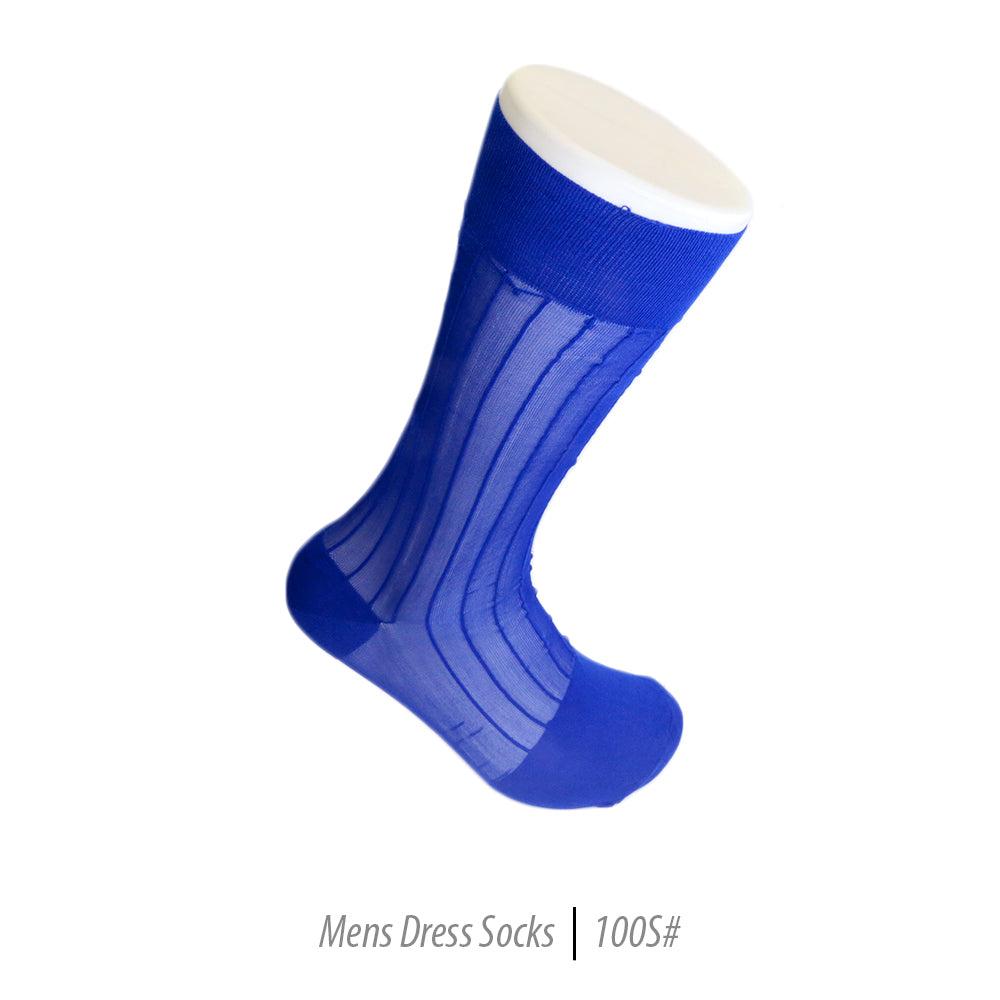 Men's Short Nylon Socks 100S - Royal Blue Men's Short Nylon Socks 100S - Royal Blue