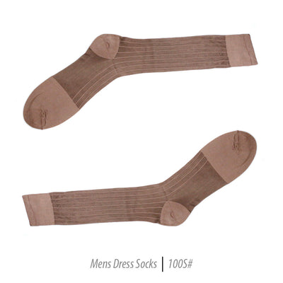 Men's Short Nylon Socks 100S - Taupe - FHYINC best men's suits, tuxedos, formal men's wear wholesale