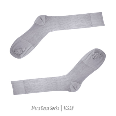 Men's Short Nylon Socks 102S - Silver - FHYINC best men's suits, tuxedos, formal men's wear wholesale