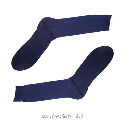 Men's Short Nylon Socks R12 - Navy Blue - FHYINC best men's suits, tuxedos, formal men's wear wholesale