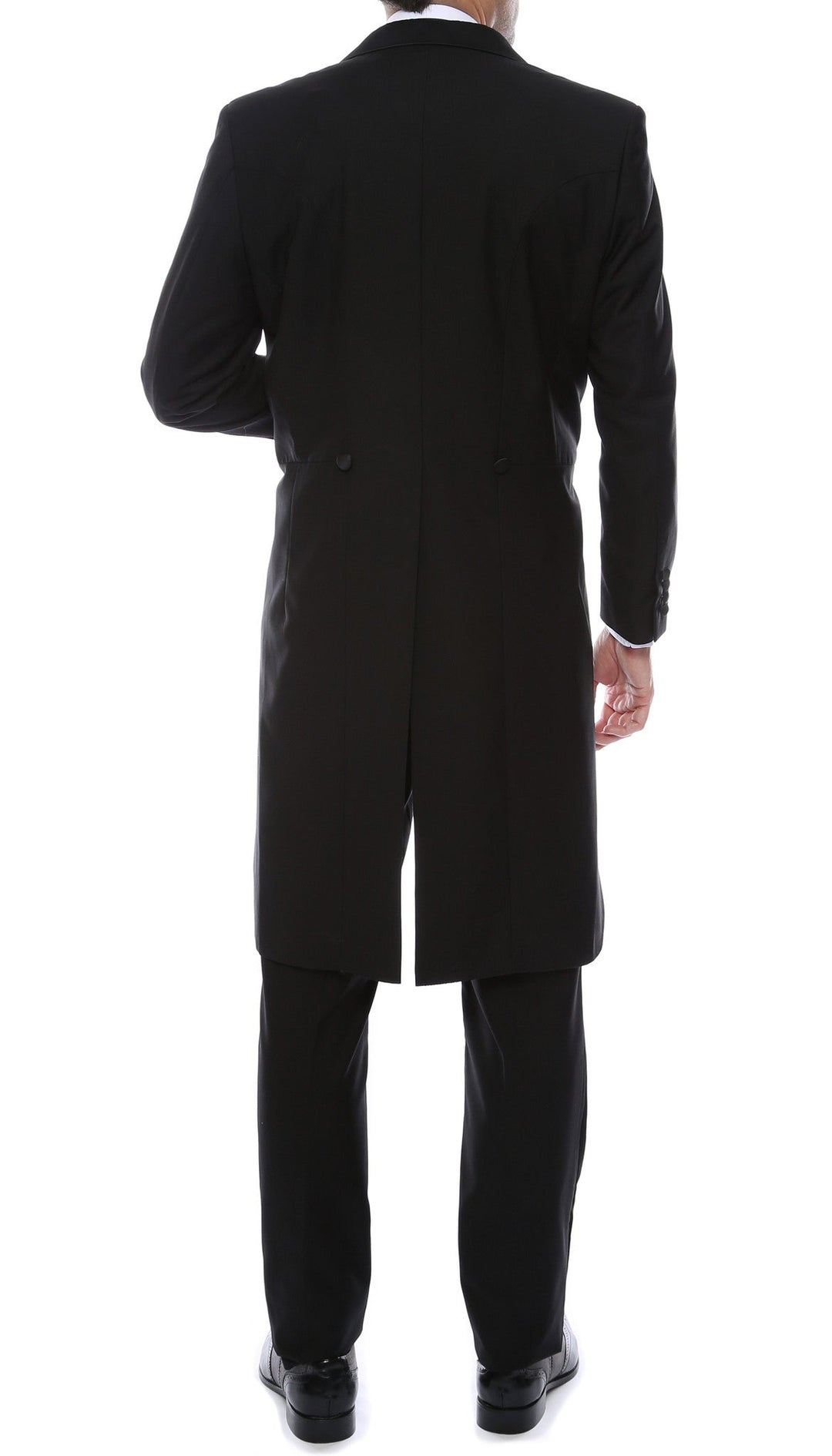 Premium Regular Fit Black Tail Tuxedo - FHYINC best men&