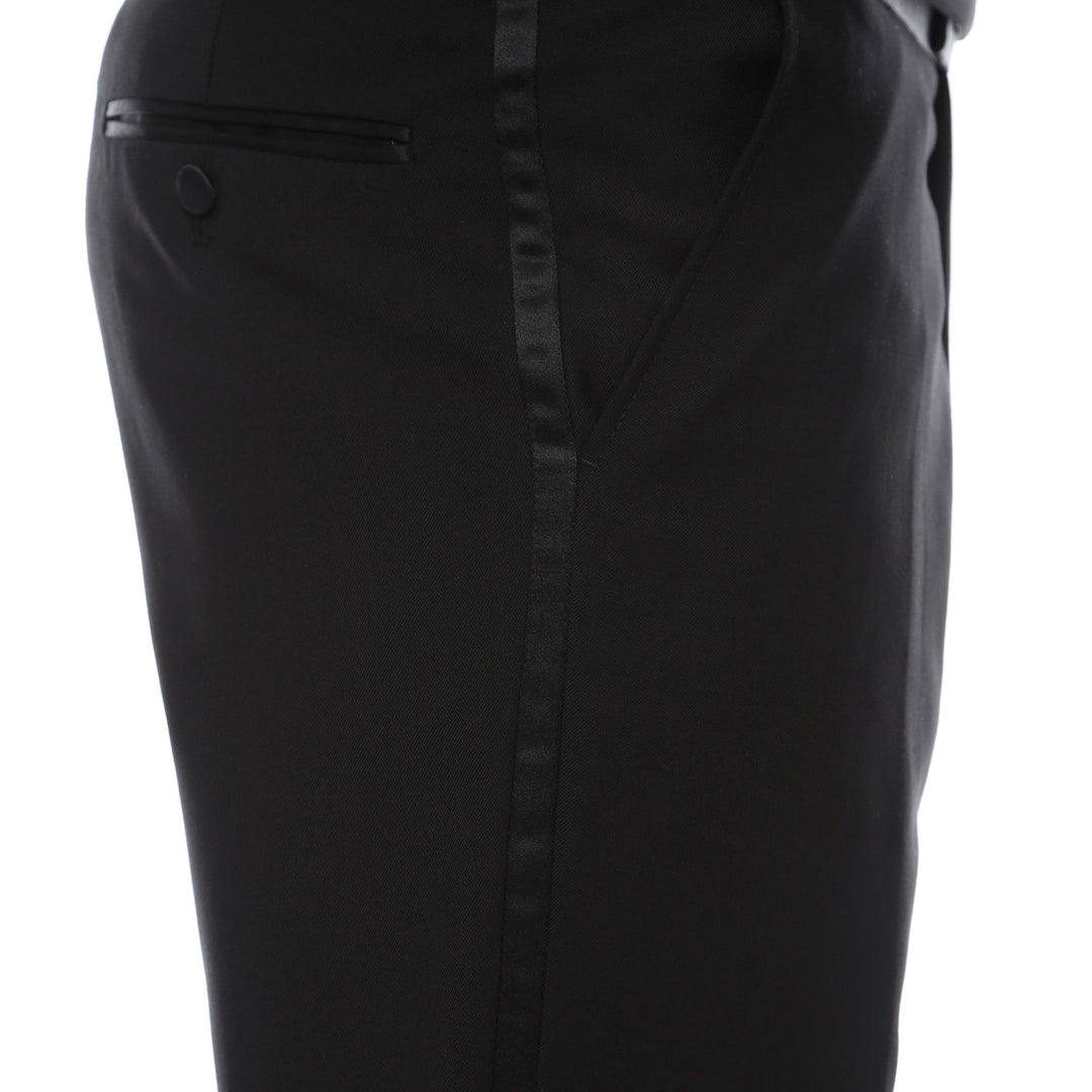 Premium Regular Fit Black Tail Tuxedo - FHYINC best men&