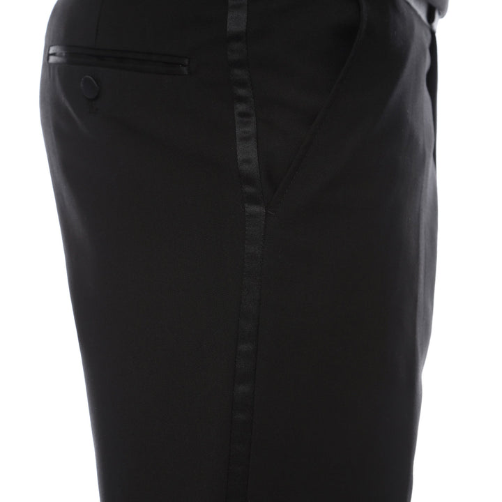 Premium Regular Fit Black Tail Tuxedo - FHYINC best men&