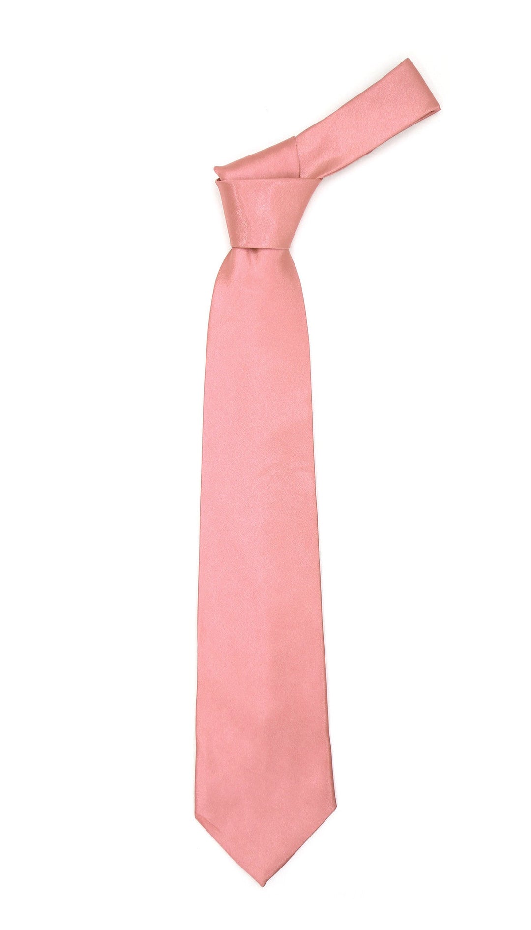Premium Microfiber Baby Pink Necktie - FHYINC best men's suits, tuxedos, formal men's wear wholesale