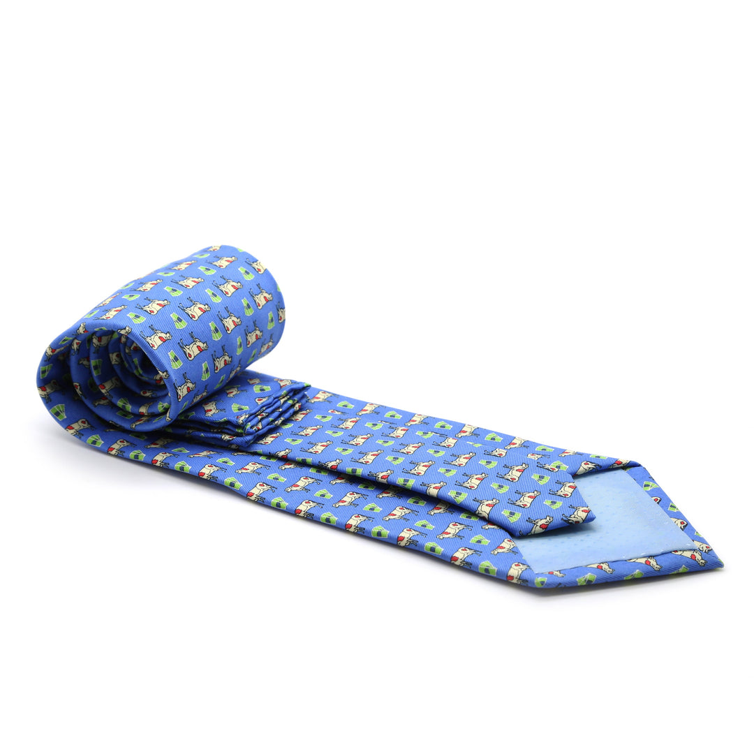 Cow Royal Necktie with Handkerchief Set - FHYINC best men&