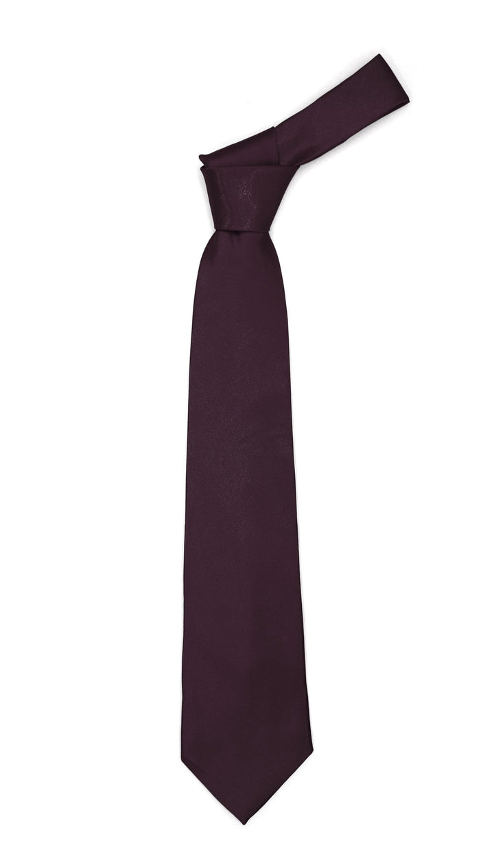 Premium Microfiber Deep Purple Necktie - FHYINC best men&