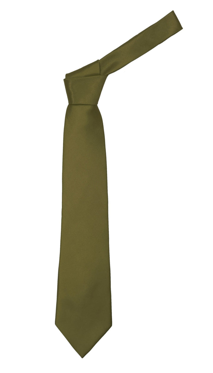 Premium Microfiber Dusty Green Necktie - FHYINC best men&