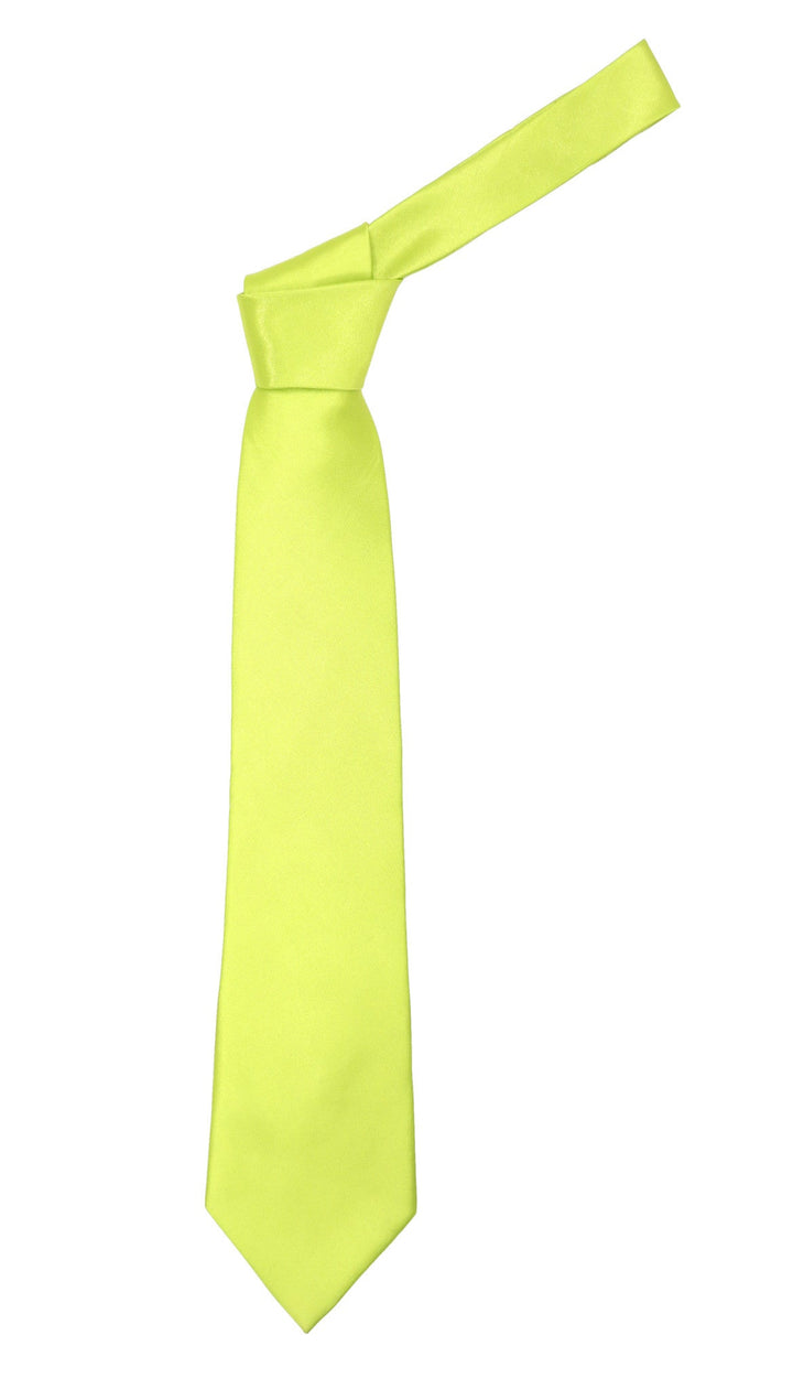Premium Microfiber Pale Green Necktie - FHYINC best men&