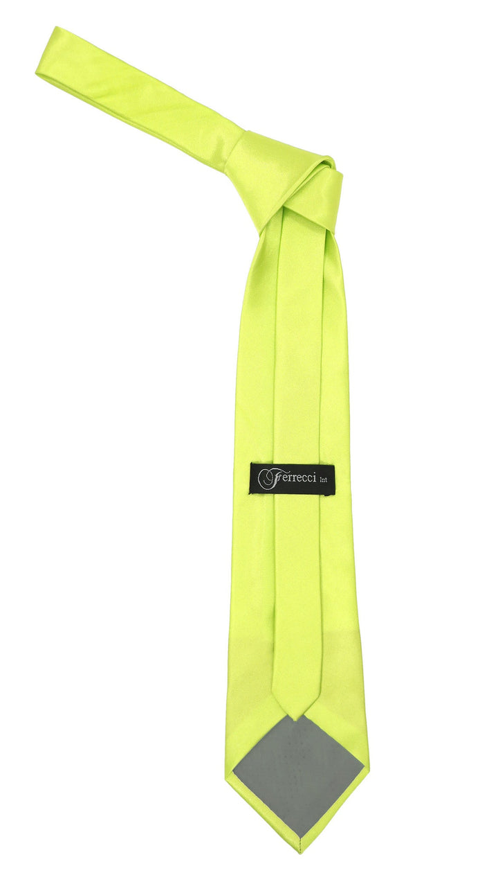 Premium Microfiber Pale Green Necktie - FHYINC best men&