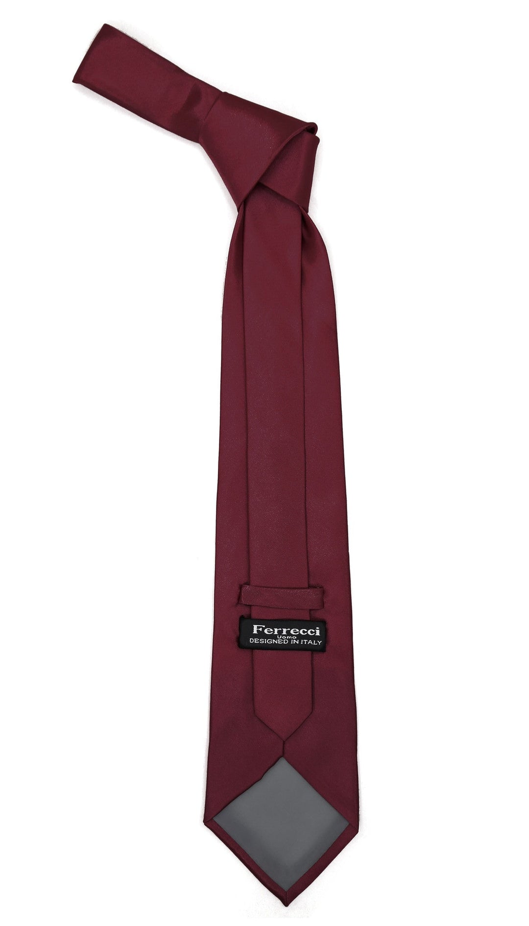Premium Microfiber Plum Necktie - FHYINC best men&