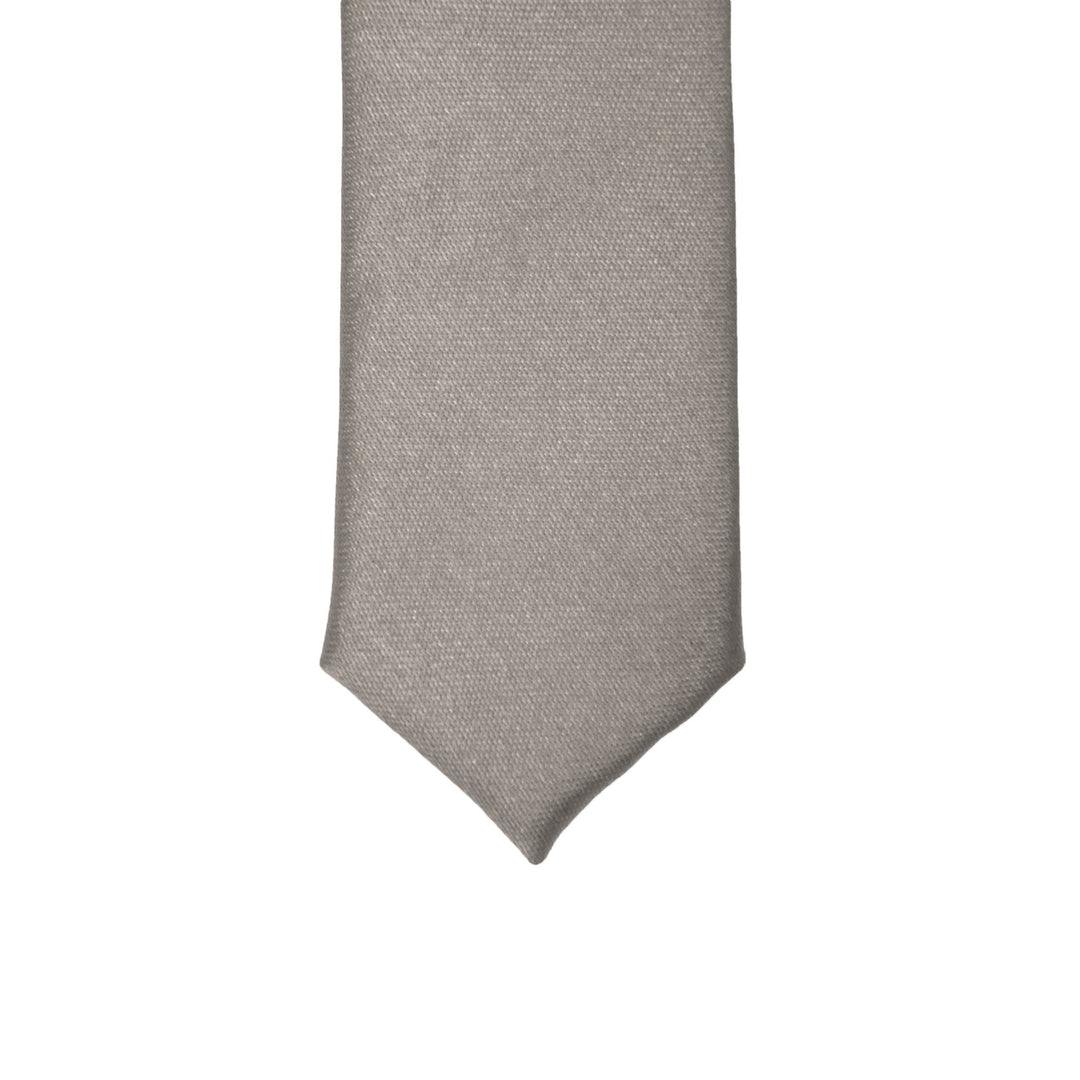 Super Skinny Silver Shiny Slim Tie - FHYINC best men&
