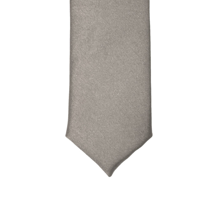 Super Skinny Silver Shiny Slim Tie - FHYINC best men&