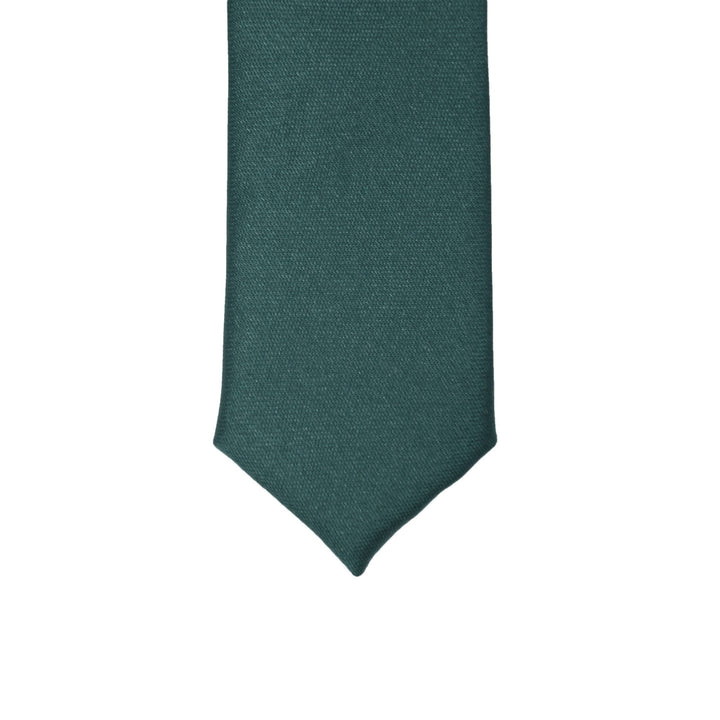 Super Skinny Teal Shiny Slim Tie - FHYINC best men&