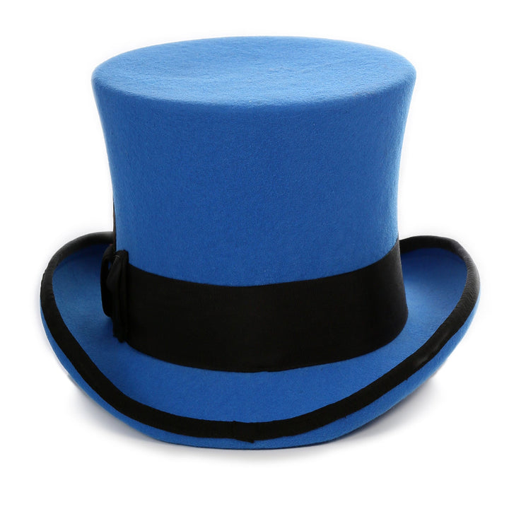 Premium Wool Blue/Black Top Hat - FHYINC best men&