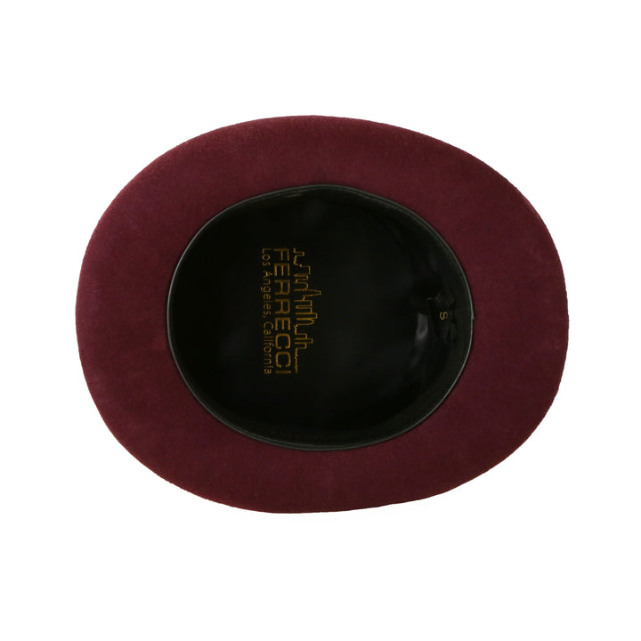 Premium Wool Burgundy Top Hat - FHYINC best men&