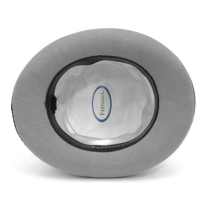 Premium Grey with Black Wool Top Hat - FHYINC best men&