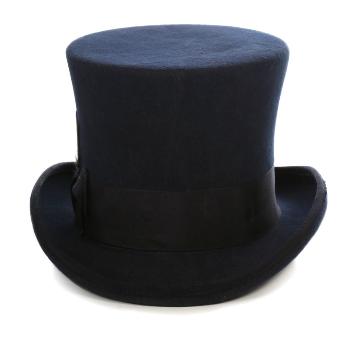 Premium Wool Navy Top Hat - FHYINC best men&