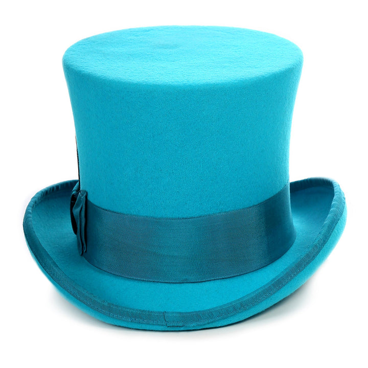 Premium Wool Turquoise Top Hat - FHYINC best men&