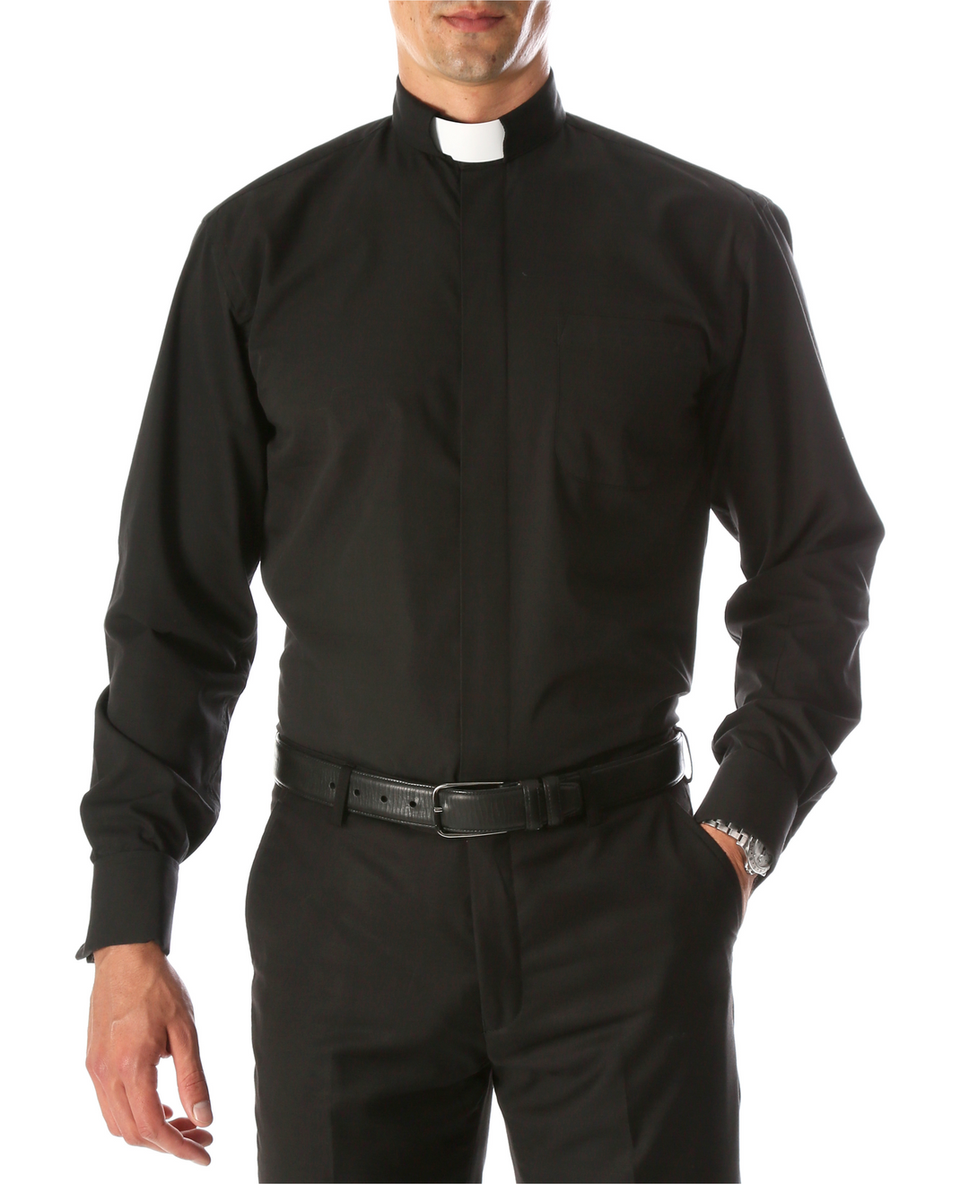 half collar dress shirts Quattro Flex Dress Shirt with Semi-Spread Collar White 3XL / White