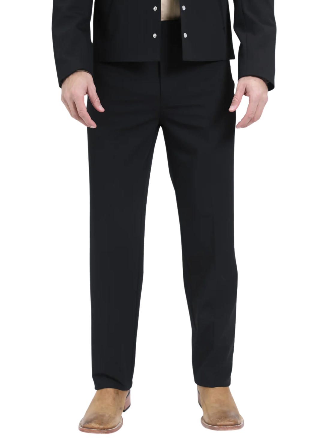 green emerald velvet dress Men's Black Western Suit Set