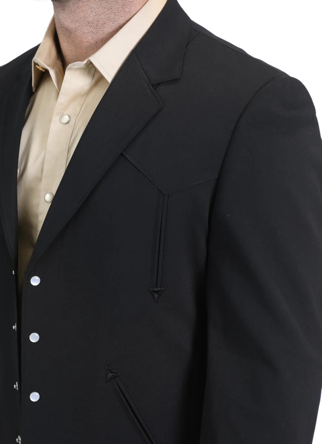 Men's Black Western Suit Set 46R