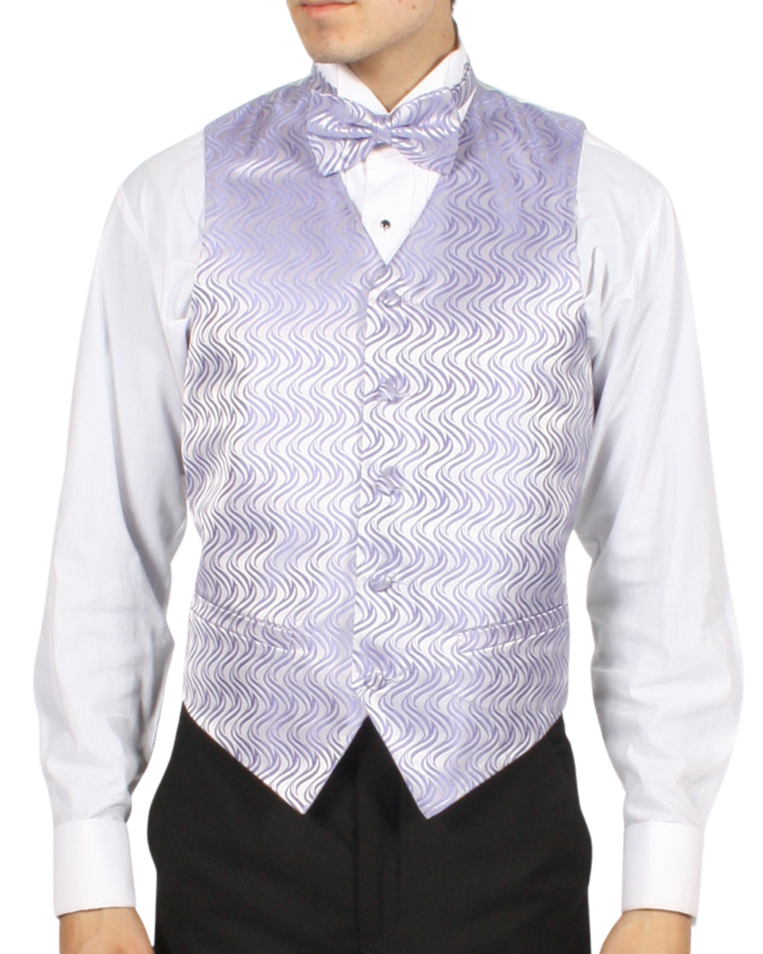 mens purple dress vest Purple Paisley Vest and Tie Set