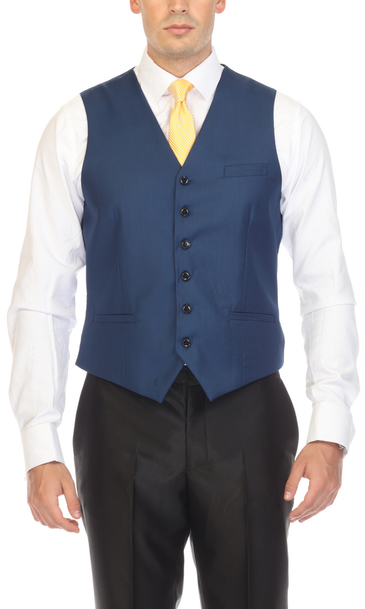 Solo Adjustable Casual &amp; Formal Indigo Vest