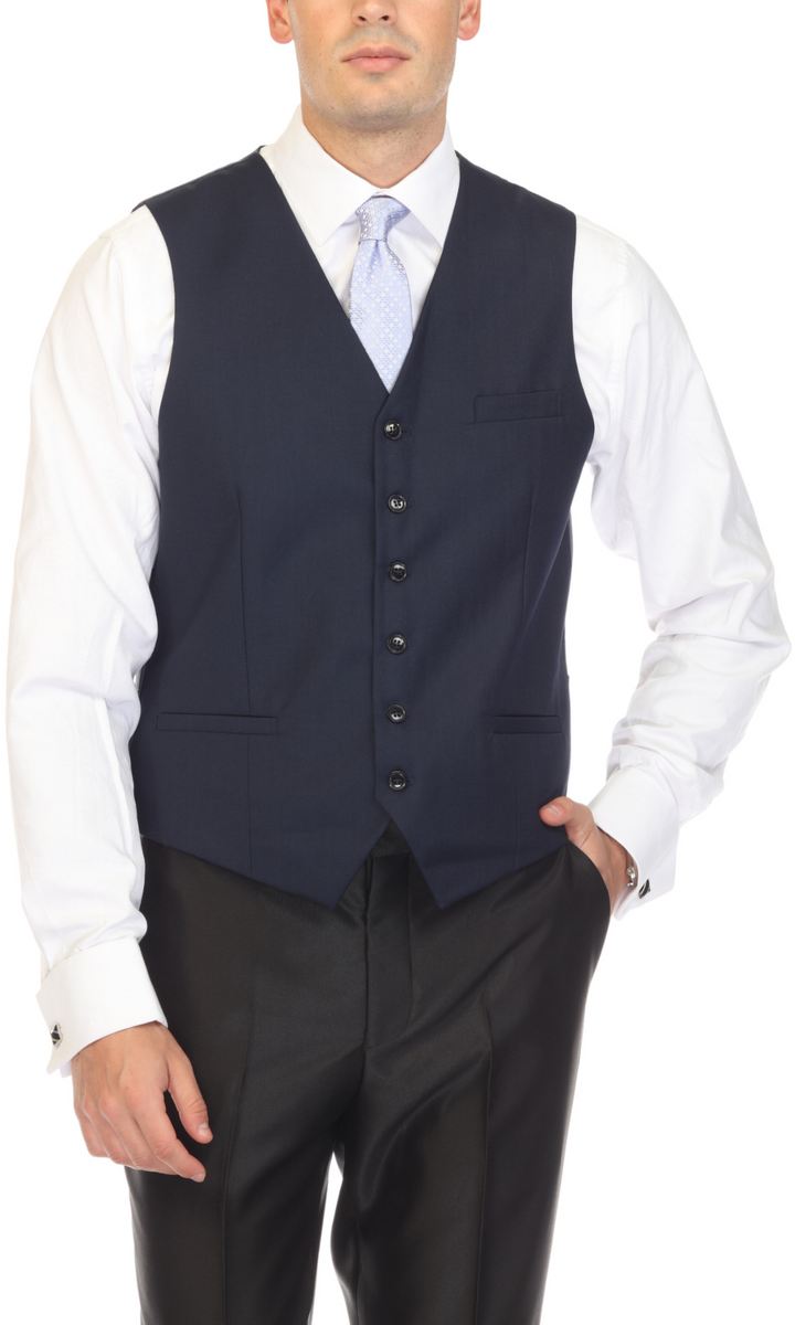 Solo Adjustable Casual &amp; Formal Navy Vest