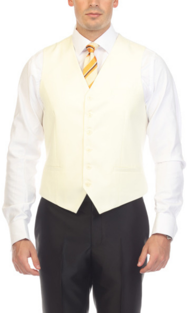 Solo Adjustable Casual &amp; Formal Off-White Vest