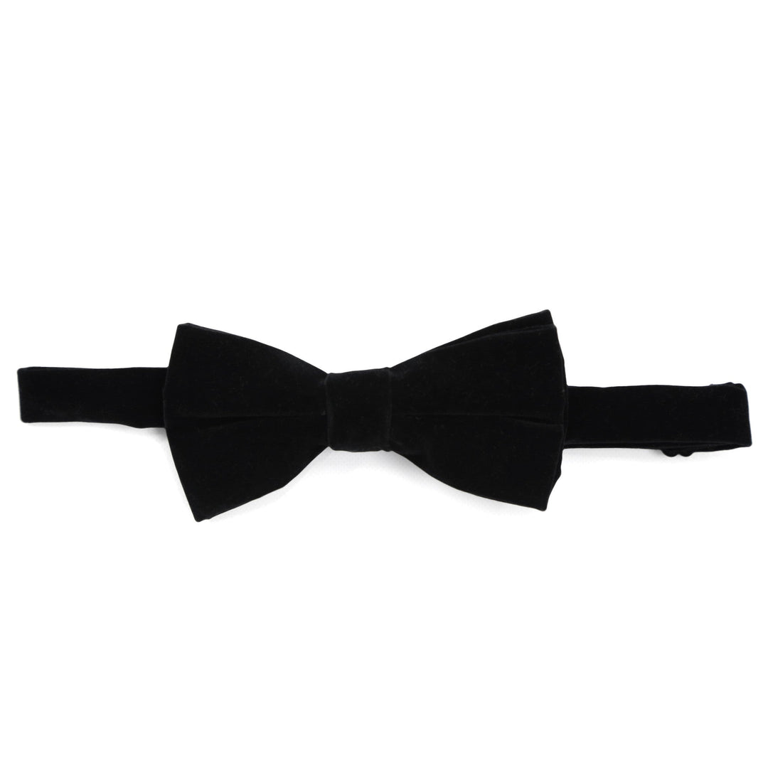 Premium Classic Velvet Bow Tie - Black - FHYINC best men&
