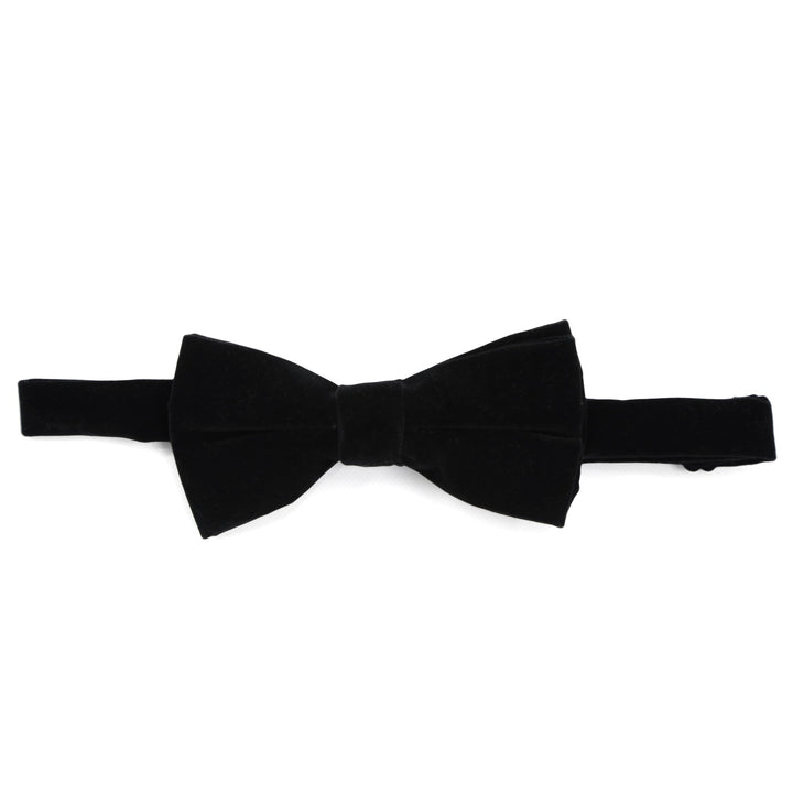 Premium Classic Velvet Bow Tie - Black - FHYINC best men&
