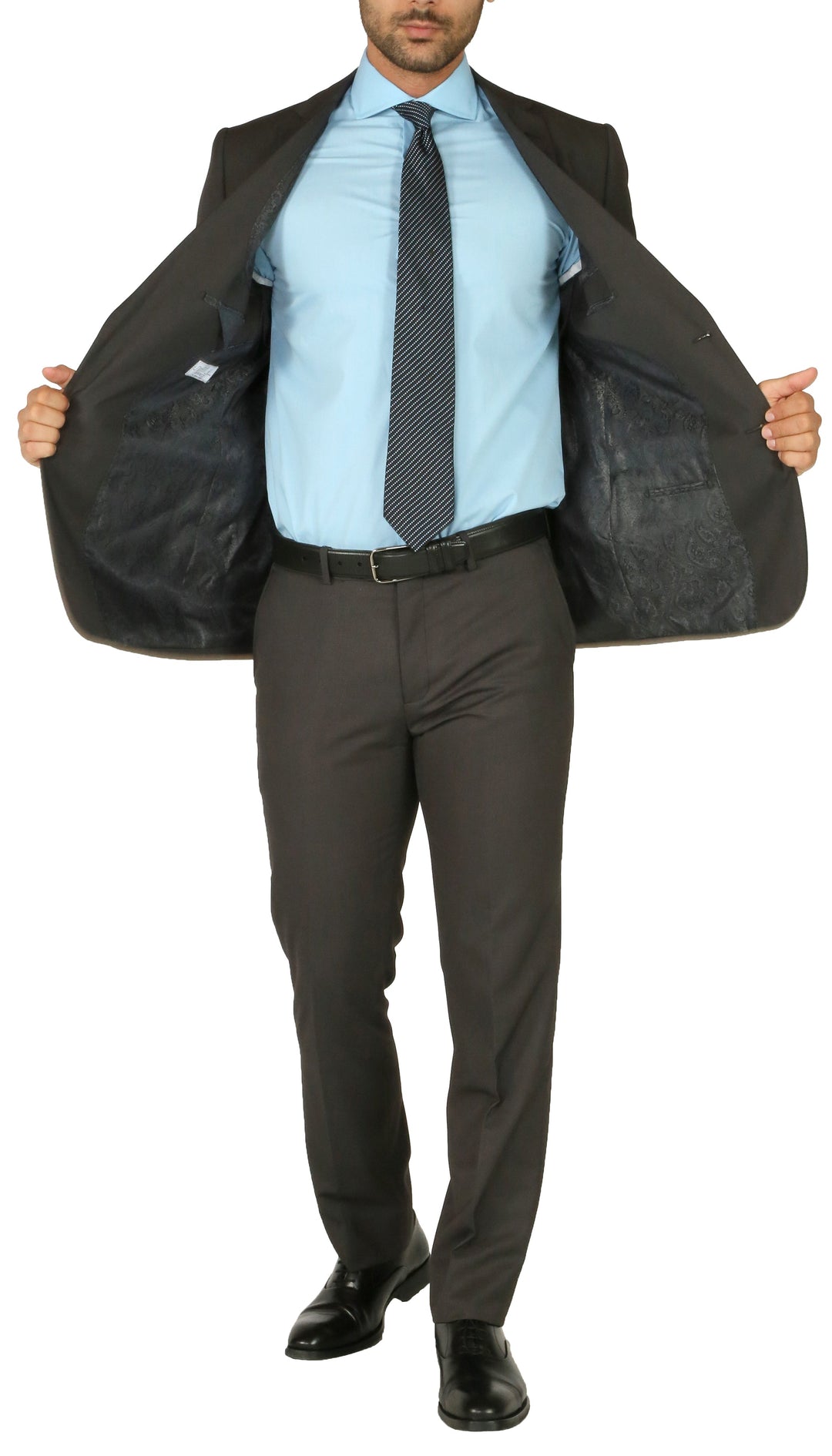 Windsor Charcoal Slim Fit 2pc Suit - FHYINC best men&